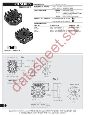 RB08-PC datasheet  